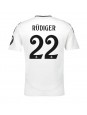 Real Madrid Antonio Rudiger #22 Kotipaita 2024-25 Lyhythihainen